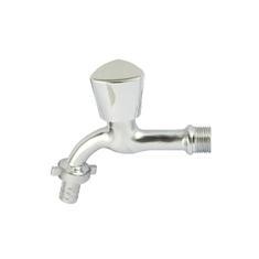 Wholesale threaded copper fittings: Sanitary Zinc Alloy Brass Bibcock Valve Euro Type for Washing Machine