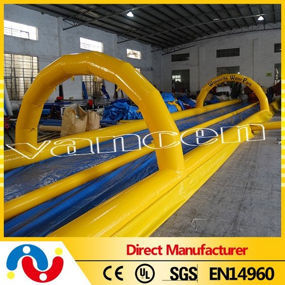 slip and slide with inflatable sides