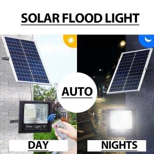 Wholesale solar street light: LED Flood Light Solar Street Lights Household Waterproof Remote Indoor and Outdoor Lighting Garden W