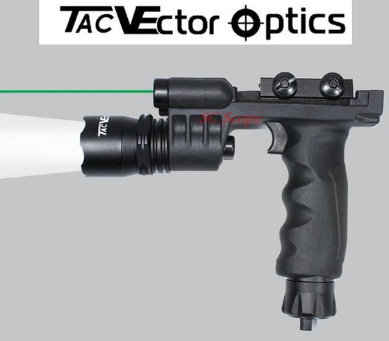 Vector Fore Grip LED Flashlight Green Laser Combo Sight(id:3794178). 