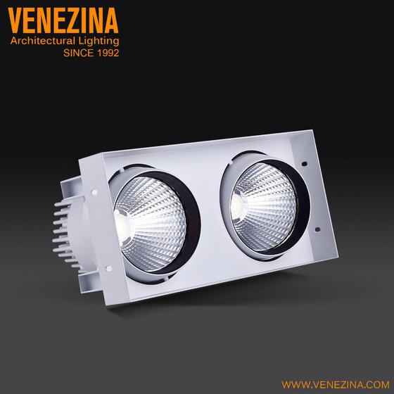COB LED Grilled Downlight