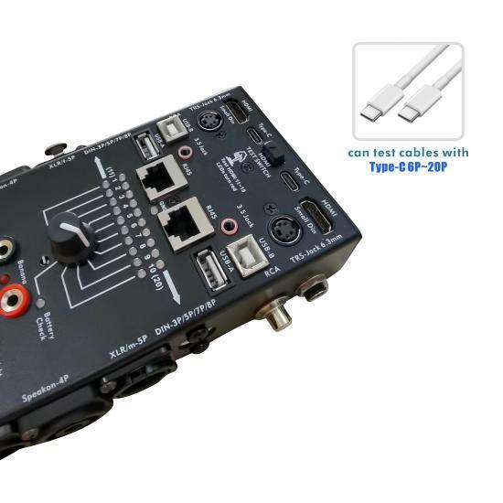 CT-20C Multifunction Cable Tester 10-way Switch Wire Tracker 16 in 1 Cables Checker with LED 