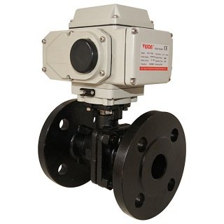 Scotch Yoke Single Acting Pneumatic Actuator Actuated Shut Off Valve 