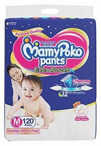 Wholesale pants: MamyPoko Pants Extra Absorb Diaper Monthly Jumbo Pack, Medium, 120 Diapers