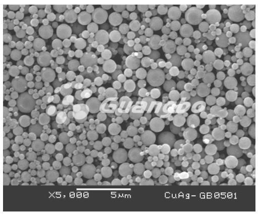 Sell 5000nm silver-coated copper sphere powder