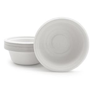 Wholesale paper box: Custom Disposable Food Packing Box Container Salad Bowls Bagasse Paper Bowl with Lid
