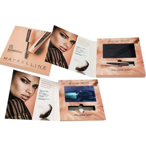 Wholesale booklet: Total Temptation Customized A5 Size Advertising LCD Video Card Video Booklet with Slot