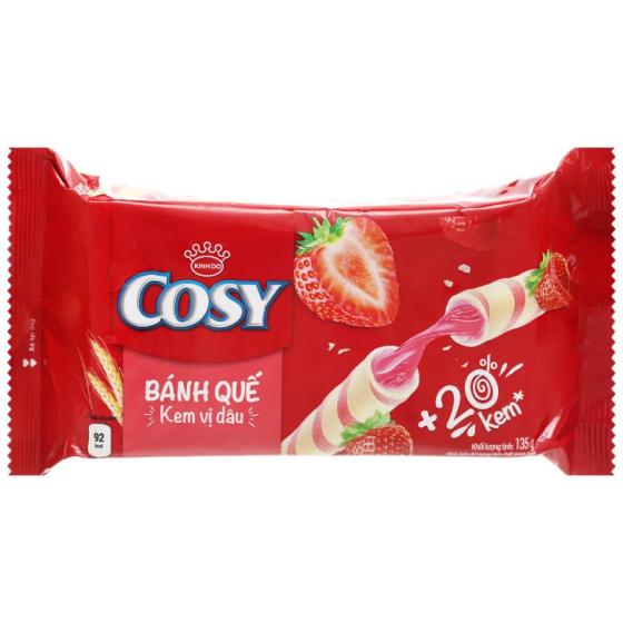 Sell Cosy Wafer Roll Strawbery Flavor Pack 126g