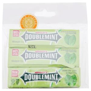 Wholesale Gum: Doublemint Chewing Gum Bar 5 Sticks