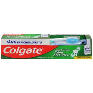 Wholesale Toothpaste: Cavity Protection Strong Teeth Toothpaste 225g (Free 1 Toothbrush)
