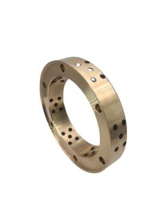 Wholesale oilless bushing: CuZn25Al6Fe3Mn3 Oilless Bronze Bushing Graphite Ring Filled Self Lubricating Used Mould Industry