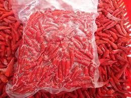Wholesale green chili flakes: Frozen Red Chili From Vietnam  Vinahugo Company