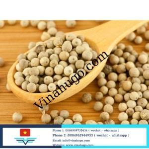 Wholesale continuous light: White Pepper Made in Vietnam  Vinahugo Company