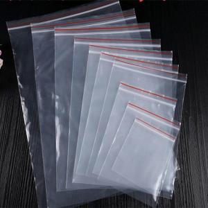 Wholesale zipper: Clear Reclosable Zipper Plastic Packing Bags