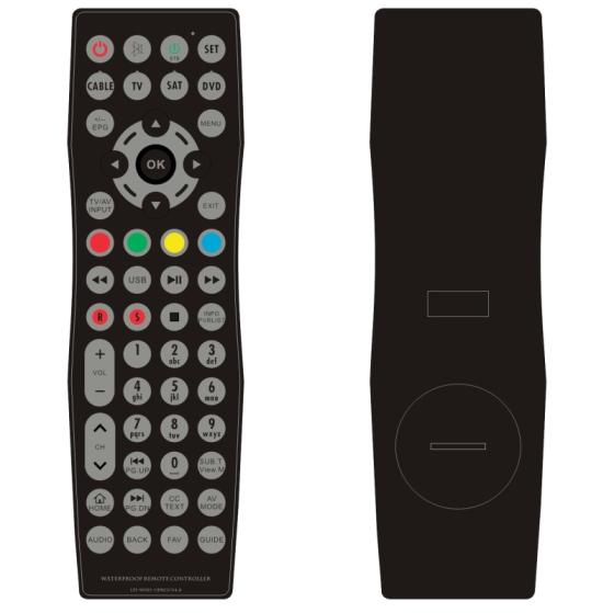 waterproof lcd tv remote control price