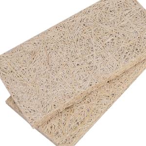 Wholesale ceiling tile: Soundproof Wood Wool Acoustic Panel for Soundproofing Supended Ceiling Wall Tiles