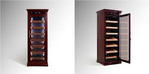 Wholesale display controller: VinBro Remington Humidor Cabinet Cigar Display Furniture Climate Control Electronic Case