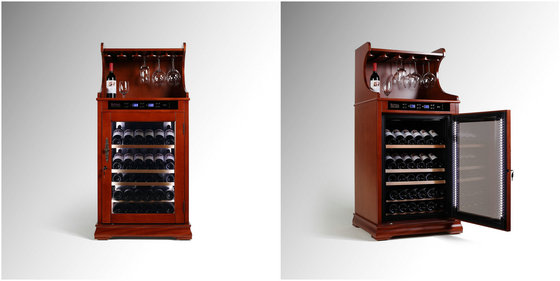 VinBro European Style Wine Cellar Cabinet Bar Furniture Climate Controlled Electronic Cooler