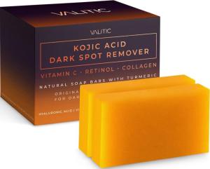 Wholesale soap: VALITIC Kojic Acid Dark Spot Remover Soap Bars with Vitamin C, Retinol, Collagen, Turmeric - Origina