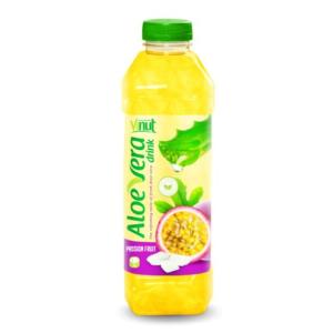 Wholesale aloe vera juice: 1L Bottle Premium Aloe Vera Drink with Passion Fruit Juice
