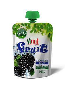 Wholesale natural food color: 130ml Tropical Fresh Blackberries Fruit Juice Plus Vitamin A