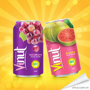 Wholesale red grape: 0, 33 L Red Grape 100% Pure Juice High Quality Juices From VIETNAM
