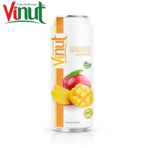 Wholesale packing: Vinut 500ml Mango Juice with Pulp Company Free Label New Packing Natural Sweetener