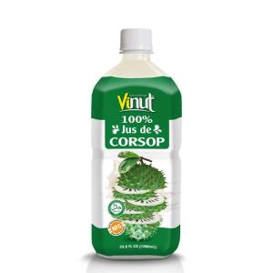 Wholesale anti antioxidants: France - VINUT 1 Liter PET Bottle 100% Soursop Juice Drink