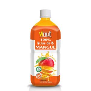 Wholesale vitamin e: France - VINUT 1 Liter PET Bottle 100% Mango Juice Drink