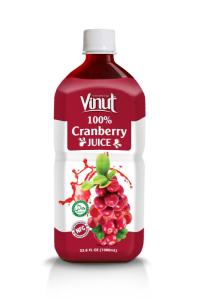Wholesale easy to maintain: 33.8 Fl Oz Vinut 100% Cranberry Juice NFC