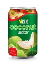 Canned Coconut Water with Apple Flavour Beverage Exporters in Alu Can