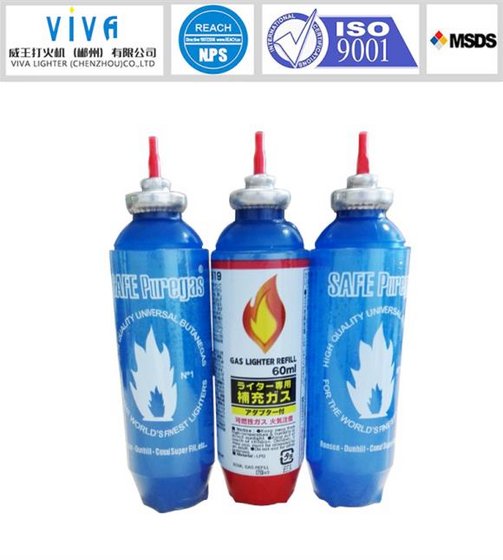 60ml Lighter Gas Refill,Butane Gas Refill with Premium Quality for