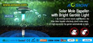 Wholesale solar rechargeable leds: Garden Mole Chaser with LED Light