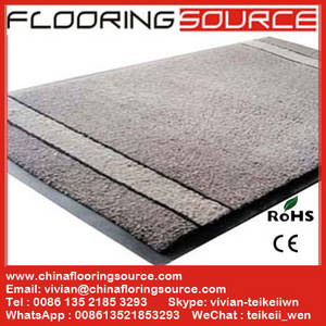 Wholesale nonslip: Carpet Floor Door Mat Cut Pile PVC Backing Anti-silp Dust Control