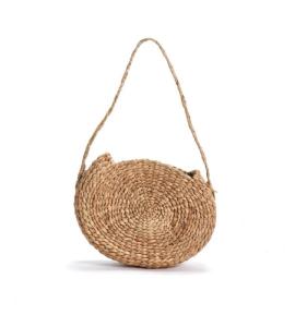 Wholesale cosmetic travel bag: Water Hyacinth Handbag