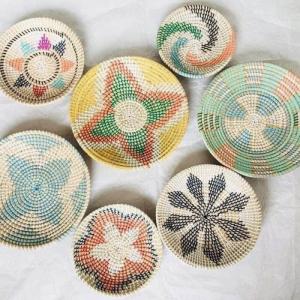 Wholesale hanging baskets: Seagrass Wall Hanging Plates