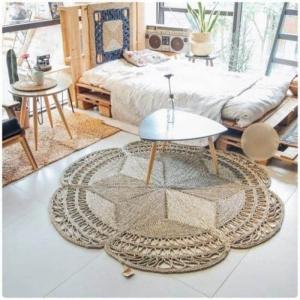 Wholesale charm: Seagrass Flower Area Rug