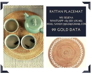 Wholesale placemats: Rattan Place Mat From Vietnamese Natural Bamboo