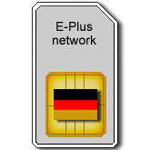 Wholesale e: German E-Plus Prepaid Voice & Data SIM Card for Business,Traveler