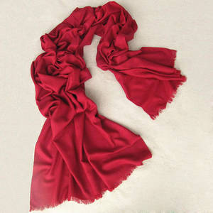 Wholesale Other Scarves & Shawls: Red Pashmina Scarf Wool Cashmere Scarf for Winter