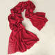 Red Pashmina Scarf Wool Cashmere Scarf for Winter