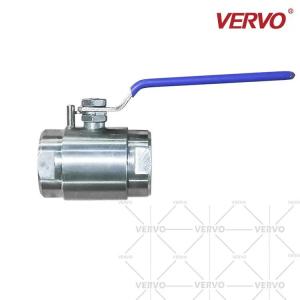 Wholesale ball valve 3 piece: DN20 2 Piece Floating Ball Valve Stainless Steel 316 3/4 150lb Fnpt API608 Full Bore and Reduce Bor