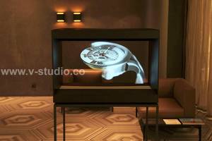 Wholesale exhibition electron presentation: Hologram Projection Display Cases