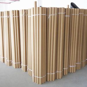 Wholesale Paper Tubes: Customized Brown Kraft Mailing Postal Packaging Textile Roll Core Cardboard Paper Tube Factory