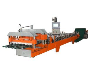 Wholesale Tile Making Machinery: Glazed Color Tile Steel Roof Rolling Press Forming Machine