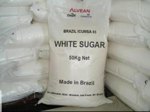 Wholesale sweetener: Granulated Refined Sugar 45 - Bag with 50 Kg (5 Bags)