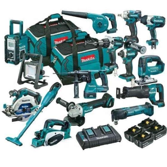 Complete Makitas XT1500 18-Volt LXT Lithium-Ion Cordless 15-Piece Combo ...