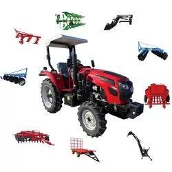Wholesale wheel parts: 4WD Agricultural Farm Tractor 60hp Blue 4 Wheel Tractor with Parts