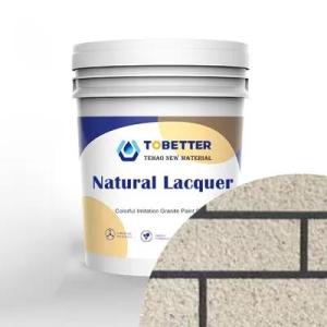 Wholesale raw material silicon: Natural Sand Acrylic Emulsion Coating Paint Stone Effect Wall Paint Rock Pieces Sand Dulux Colorful