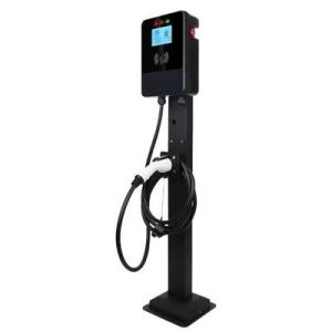 Wholesale 3 buttons: GBT 7kw Single Gun 4.3-Inch Screen 220V Wall EV Charger with Emergency Button Wholesale 3 buttons: GBT 7kw Single Gun 4.3-Inch Screen 220V Wall EV Charger with Emergency Button